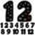 Ireer 12 Pcs Multiplication Chart Posters for Classroom Multiple Math Posters from 1 to 12 Counting Numbers Back to School Elementary Kids Leaning Bulletin Board Decor(Black,Classic)
