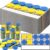 Ireer 20 Sets Bulk Magnetic Ten Frames for Classroom 200 Magnetic Math Counters and 20 Boards Kindergarten Classroom Must Haves Math Manipulatives for Home Prek Preschool Elementary(Yellow Blue)