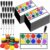 Ireer 48 Sets Magnetic Ten Frame Set, Math Counters Bulk for Classroom Early Math Manipulatives Kit for Home, Kindergarten and Elementary Teachers (Multicolored)