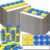 Ireer 60 Sets Bulk Magnetic Ten Frames for Classroom 600 Magnetic Math Counters and 60 Boards Kindergarten Classroom Must Haves Math Manipulatives for Home Prek Preschool Elementary(Yellow Blue)