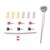 Irfora Bio Energy Science Kit Fun Learning Potato Electricity Experiments for Kids Digital Clock Light Bulb Set Educational Toys