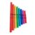Irfora Musical Sound Tube Set, Colorful Percussion Instrument 8 Tones for Classroom Fun and Team Building, 8 Pcs (Without Rope)