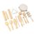 Irfora Wooden Musical Instruments Set for Toddlers, Excellent Beech Wood Quality, Stimulate Creativity and Rhythm, 10 PCS for Home and School