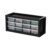 IRIS USA 12-Drawer Desk Storage Organizer, Charms, Water Packets, Black