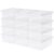 IRIS USA 12-Pack 17 Qt Storage Bins with Lids, Stackable Box, Clear/White