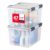 IRIS USA WeatherPro Storage Bins with Lids, 47 Qt, Gasket Seal, 2 Pack