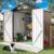 IRONCK 5.7×5.7FT Outdoor Storage Shed, Tool Shed, Brown