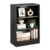 IRONMIX Metal Open Bookshelf, 3-Tier Office Shelves with Adjustable Shelves