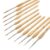 IronovaGarage Miniature Detail Paint Brush Set – 11 Pcs Small Painting Brushes with Wood Handle, Fine Detail Paint Brushes for Acrylic, Watercolor, Oil, Model Figures & Crafts(Wood)