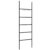 Iron Towel Ladder 5 Tiers Black 22.8×68.9