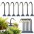 Irrigation Spray Nozzles 15PCS 8mm Misting Nozzle Adjustable Copper