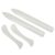 ISDVBUY 4 Pack Bone Folder Tool Leather Edge Creaser, 8 Inch & 4.7 Inch Plastic Craft Scoring Set for Paper Crafting, Bookbinding, Quilting, and DIY Leather Burnishing