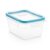 ISHPITA Total Solution 5-Cup Rectangular Plastic Food Storage Container with Lid, Reusable Kitchen Food Organizer for Pantry, Refrigerator, Meal Prep and Leftover Storage, 1 Pack