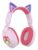 isightguard Kids Headphones with Microphone Bluetooth Toddler Headphones LED Ligh Volume Limit for Boys Girls