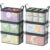iSPECLE Deep Freezer Organizer Bins – for 5-7 Cu.Ft Chest Freezers, 6 Pack