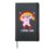I support LGBTQ pig LGBT flag Hardcover Journal, Black