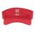 I Survived Days of School Funny Teacher Student Humor Sport Sun Visor, Youth, One Size, Red