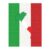 Italy Flag with Italy Map Wooden Puzzle 3D Russian Blocks and Puzzle Game Puzzle