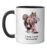 I Think I Seized The Wrong Day Funny Coffee Squirrel Ceramic Mug, Black/White, 11oz
