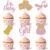 It’s A Girl Cupcake Toppers Pink Gold Glitter Oh Baby Cupcake Picks Baby Girl Baby Shower Gender Reveal Party Cupcake Decorations – 1Pcs