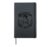 It’s Giving Rubinesque Classic Black Print Hardcover Journal, Black