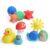 Itzy Ritzy 10-Piece Water Bath Toys Gift Set – Soft, Squeezable Multicolor Sensory Toy Set for Motor Skills, Imaginative Play, and Fun Bathtime Activities