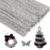 Iuuidu 100PCS Pipe Cleaners Chenille Stem Glitter Silver Pipe Cleaners