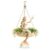 IUXVVM Winged Fairy Dancer Hanging Planter，Resin Ballerina Hanging Planter Holder, for Succulents Small Flowers Indoor Outdoor Garden Balcony Decor (b)