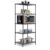 IVQAPP 5 Shelf Shelving – Chrome Cart