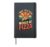 I Was Told There Would Be Pizza Hardcover Journal, Black