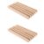 IWOWHERO 2pcs Wooden Domino Holders Organizer for Mexican Train and Board Games, Lightweight Sturdy Construction Aesthetic Design, Khaki Wood Material for Indoor and Outdoor Gatherings