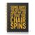 IYKQTRE Chair Spins A5 Black Gold Spiral Lined Notebook for Coworkers