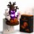 IYNRAFW Halloween Night Light Ghost Lamp Decor Soft LED Spooky Cute Reading Seesaw Moon Tabletop Resin Figurine Room Desk Aesthetic Decoration Non Moving Stationary Display Gift