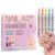 Izhhollnx 0.7mm waterproof nail art graffiti marker (12 colors)