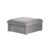 JACH Modern Storage Ottoman Module for Living Room, Cushion Covers Removable, Minimalist Comfy Breathable Footstool Footrest for Living Room Apartment (Grey)