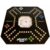 Jackaroo Board Game, 2-4 Player Jokers and Marbles Board Game, Solid Wooden Game with 16 Glass Marbles and 52 Cards, Marble Chase Game, Card and Marble Game, Foldable Board with Carry Bag (Black)