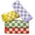 Jacquotha Wash Cloths Checkered 4 Pack 4 Colors