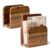 JACYMORIN 2Pack Acacia Wood Mail Organizer Countertop -Small Letter Holder for Desk, Farmhouse Decor, Upright Bill postcards, and notepads Stand for Entryway & Office，Also Works as Napkin Holder