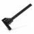 Jadeshay T Square Ruler, Aluminum Alloy Multi-Angle Sliding Depth Gauge for Woodworking, Anodized Finish
