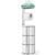 JAKARDA Toilet Paper Holder Stand and Tissue Paper Roll Dispenser with Basket for Bathroom Storage Holds Reserve, Black
