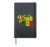 Jamaica Yeah Mon Caribbean Holiday Reggae Jamaican Flag Hardcover Journal, Black