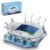 JAMARA 402904 CADA Etihad Stadium Manchester City FC Bricks, from 14 Years, Clamp Building Blocks Set, Large Model, Building Blocks Pack, Detailed Design, LED Light, Modules Individually Displayable