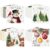 Janlaugh 60 Pcs Paper Cocktail Napkins Disposable 2 Ply holiday Style Decoupage Beverage Napkins for Xmas Holiday Winter Dinner Table Decor (Classic Christmas Snowman)