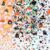 Jansun 50Pcs Halloween Polymer Clay Slices Mini Charms Craft Set