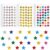JANYUN 2240-Piece Holographic Metallic Foil Star Stickers for Potty Reward
