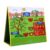 JAOCDOEN Foldable Felt Board Double Sided Interactive Felt Storytelling Board with Fruit and Vegetable Cards for Toddlers