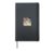 Japanese Astronaut Planet Outerspace Exploration Japan Hardcover Journal, Black