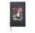 Japanese Cat Art Monster Wave Funny Cat For Men Women Kids Hardcover Journal, Black