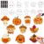 JAPBOR Fall Coloring Arts Crafts Kits – Color Your Own Autumn Magnets