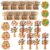 JAPBOR Fall Tree Crafts – DIY Autumn Foam Self Adhesive Stickers Art Kit